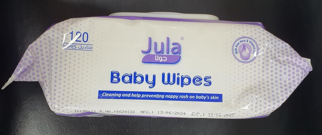 Jula Baby Wipes, 2x120 Pieces