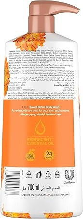 Lux Perfumed Body Wash Sweet Dahlia, 700ml