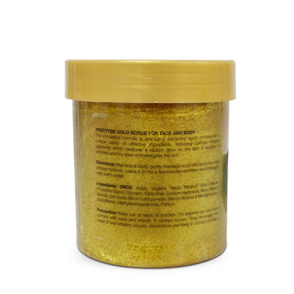 Pretty Be Gold Face & Body Scrub, 500ml