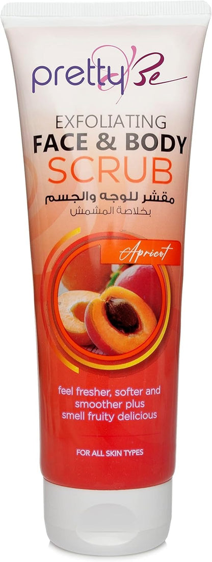 Pretty Be Face & Body Apricot Scrub, 250ml