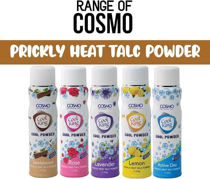 Cosmo Sandalwood Perfumed Talc, 250g