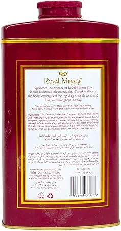 Royal Mirage Sport Talc 250 g