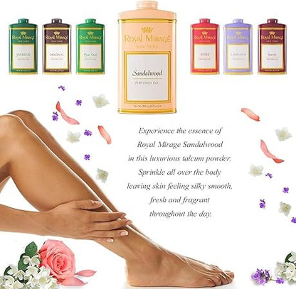 Royal Mirage Sandalwood Talcum Powder 250 g