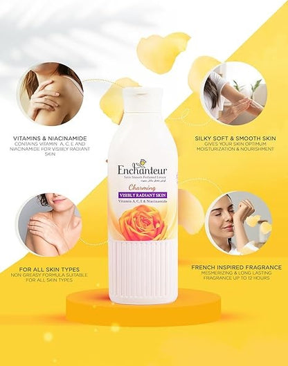 Enchanteur Satin smooth Body Lotion Charming, 250ml