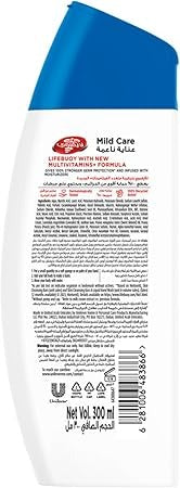 Lifebuoy Mild Care Antibacterial Body Wash, 300ml