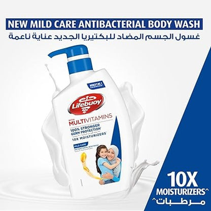 Lifebuoy Mild Care Antibacterial Body Wash, 300ml
