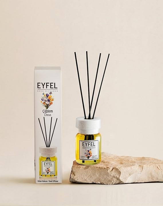 Eyfel Reed Diffuser Crocus Air Freshener, 120ml