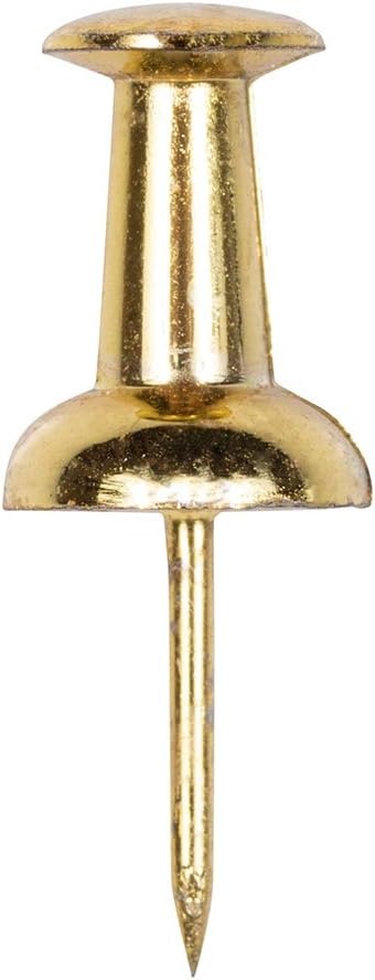 Gold Coated Push Pin 80 Pieces Pack