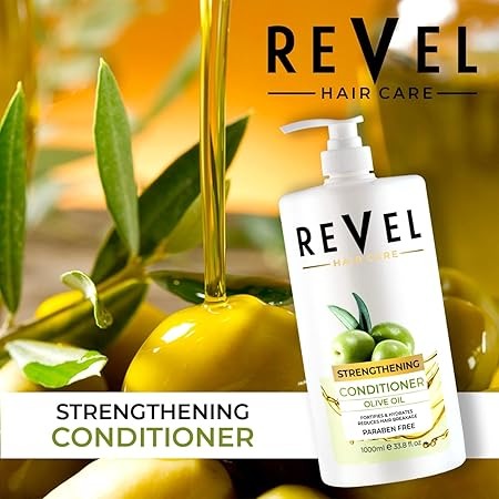 Revel Hair Care Anti Hair Fall Olive Oil Strengthening Conditioner, 1000ml