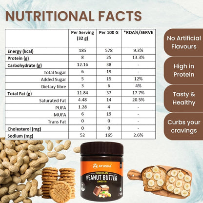 Aita Chocolate Creamy Peanut Butter, 340g