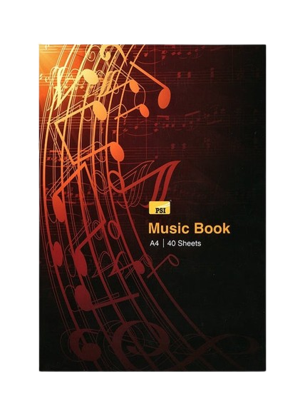 Paperline A4 Music Book, 40 Sheets