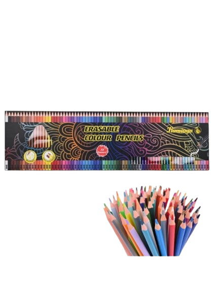 Flamingo Erasable Color Pencil 12Pcs