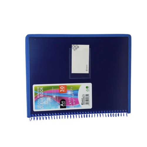 Chanyi Spiral Binder Clear A4 Book, 30 Binds