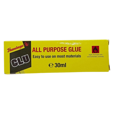 Flamingo Glu All Purpose glue Easy to Use on Most Materials, 30ml