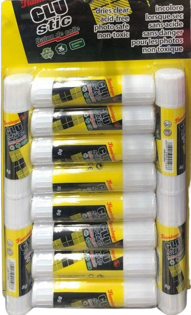 Flamingo Glue Stick, 12x8gm
