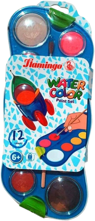 Flamingo Water Color Tube, 12x6ml