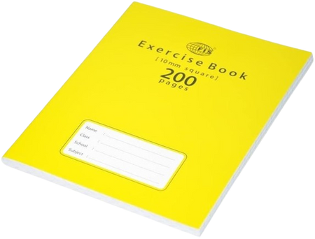 Exercise Book Square, 200x10mm