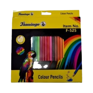 Flamingo Erasable Color Pencil, 24 Pieces