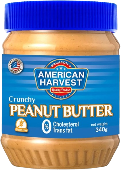 American Harvest Crunchy Peanut Butter, 340g