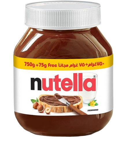 Nutella Hazelnut Chocolate Spread, Jar, 750g? + 75g