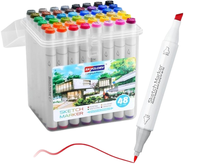Skyglory Artists Marker 48 Pieces