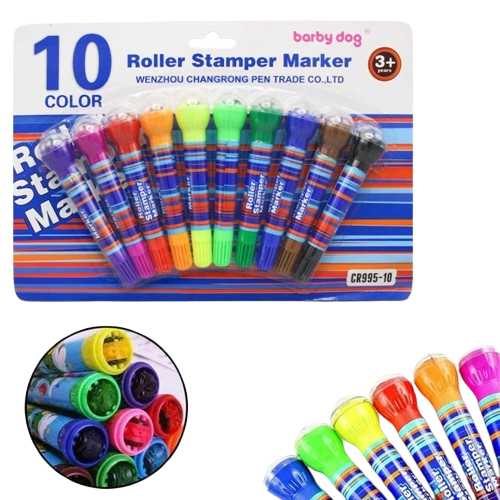 Roller Stamper Marker Wp-Cr995-10, 10 Pieces