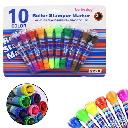 Roller Stamper Marker Wp-Cr995-10, 10 Pieces