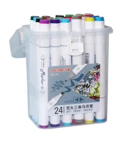 Xuetong Multi Color Marker Mp-2588-18, 18 Pieces
