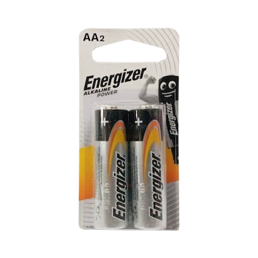 Energizer Alkaline AA Power Batteries, 2 Pieces