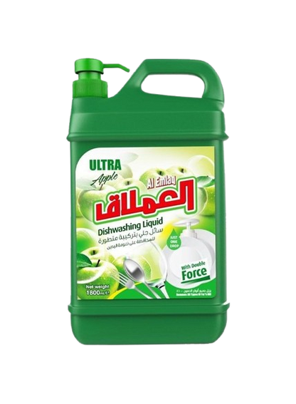 Al Emlaq Apple Concentrate Dish Washing Liquid, 1800ml