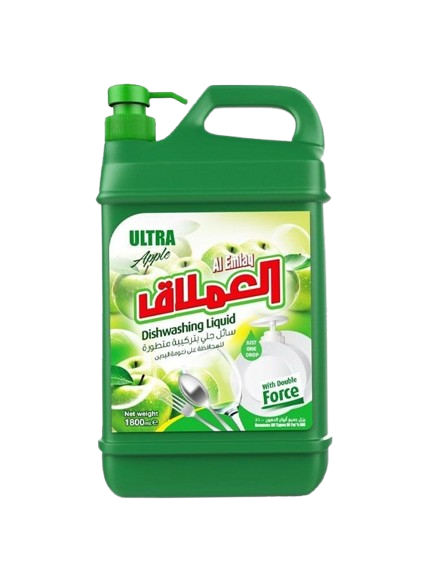 Al Emlaq Apple Concentrate Dish Washing Liquid, 1800ml