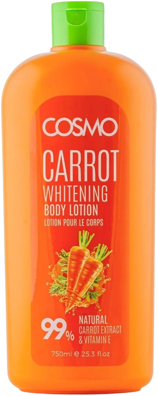 Cosmo Carrot Whitening Body Lotion, 750ml