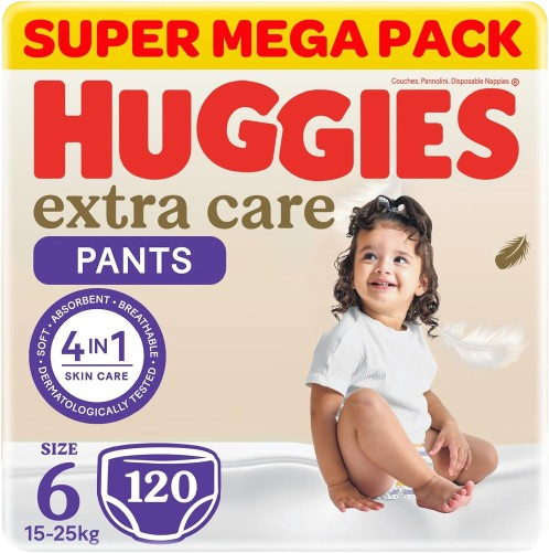 Huggies Junior Baby Diapers Size 6 for 16-30kg, 15 Pieces