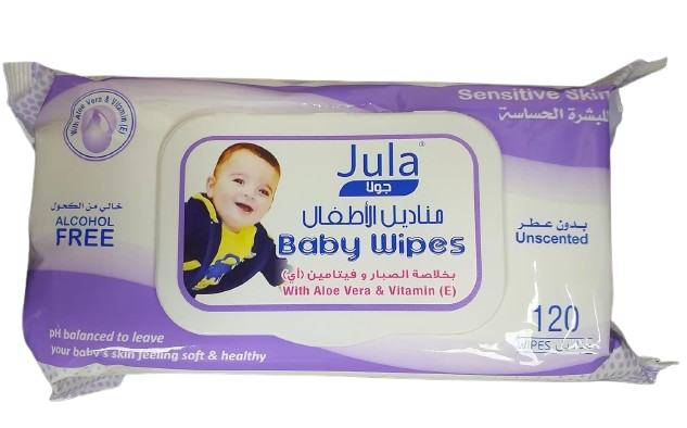 Jula Baby Wipes, 2x120 Pieces