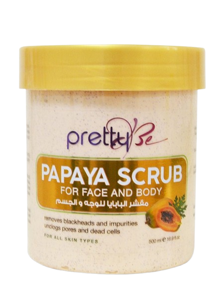 Pretty Be Face & Body Papya Scrub, 250ml