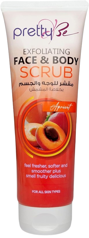 Pretty Be Face & Body Apricot Scrub, 250ml
