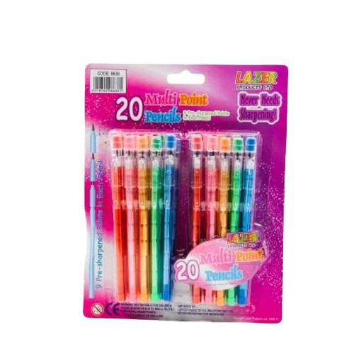 Lazer Multi-Point Pencil 20 Pieces P-8636