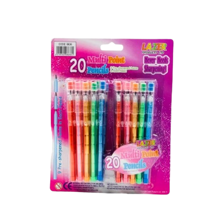 Lazer Multi-Point Pencil 20 Pieces P-8636