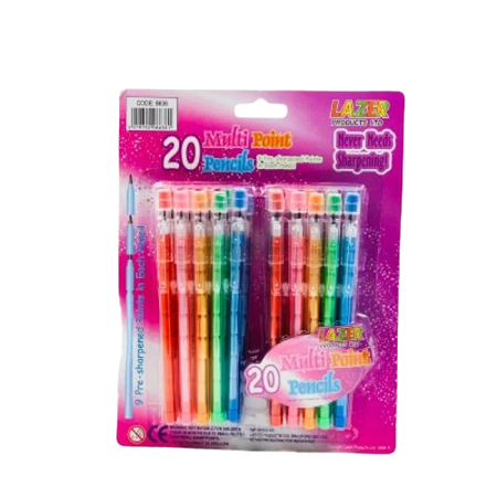 Lazer Multi-Point Pencil 20 Pieces P-8636