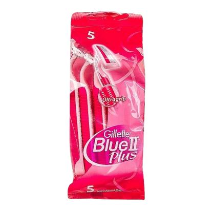 Gillette Blue II Razors, 5 Pieces
