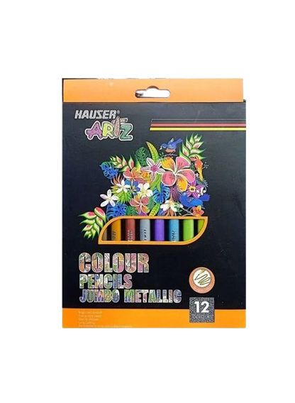 Hauser Color Pencil H8101-12, 12 Pieces