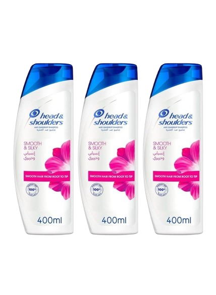 Smooth Shampoo, 3x400ml