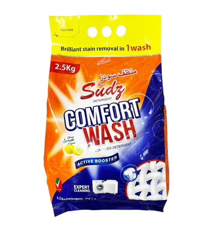 Sudz Lemon Detergent Washing Powder, 2.5kg