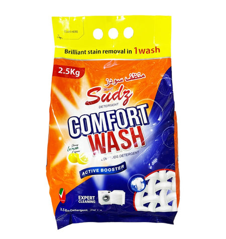 Sudz Lemon Detergent Washing Powder, 2.5kg