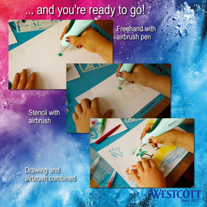 Tiptop Spray Pens Set W002376T, 12 Pieces