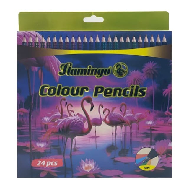 Flamingo F537 Colour Pencils, 48 Pieces