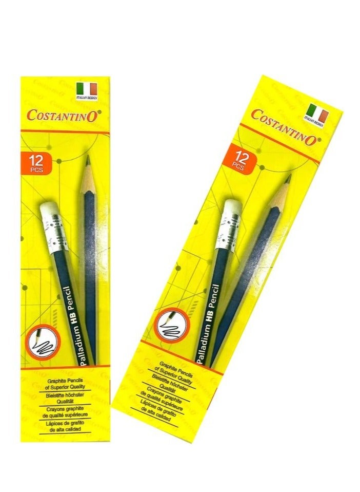 Costantino M002-12 Colour Pencils, 12 Pieces