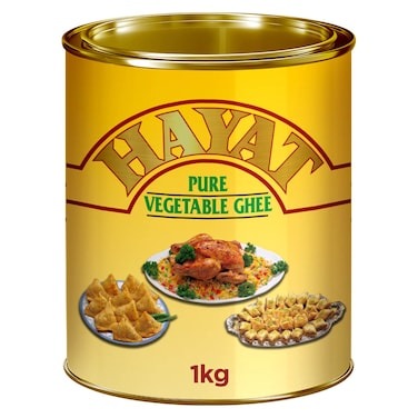 Hayat Pure Vegetable Ghee, 1kg
