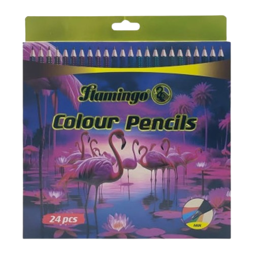 Flamingo F537 Colour Pencils, 48 Pieces