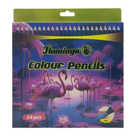 Flamingo F537 Colour Pencils, 48 Pieces